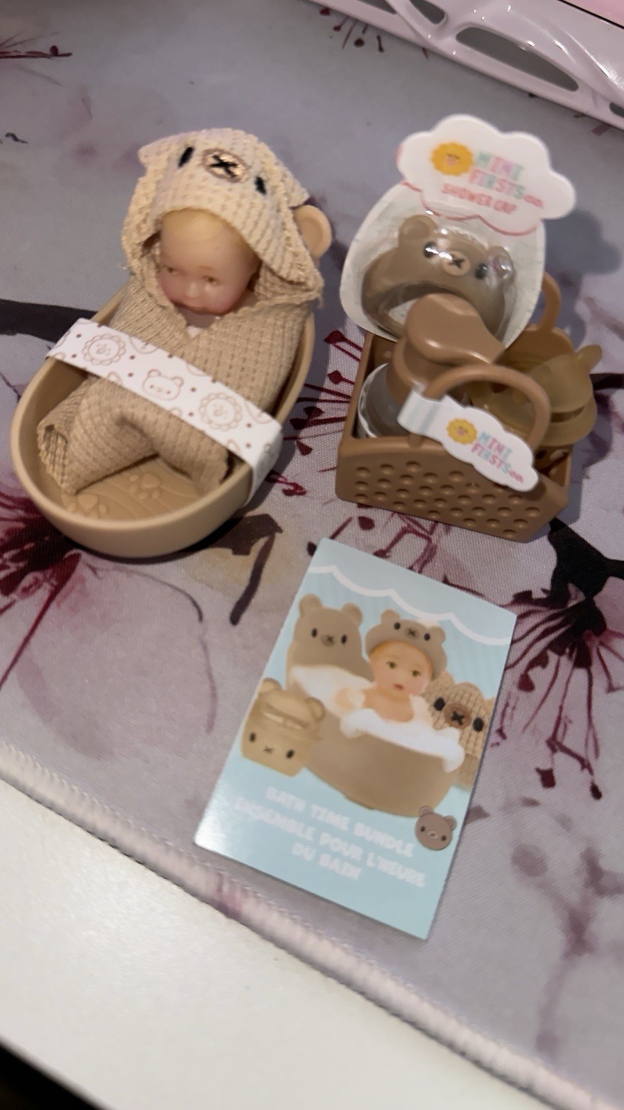 MGA’S Mini Verse Make It Mini Real Baby (bath Time Bundle)