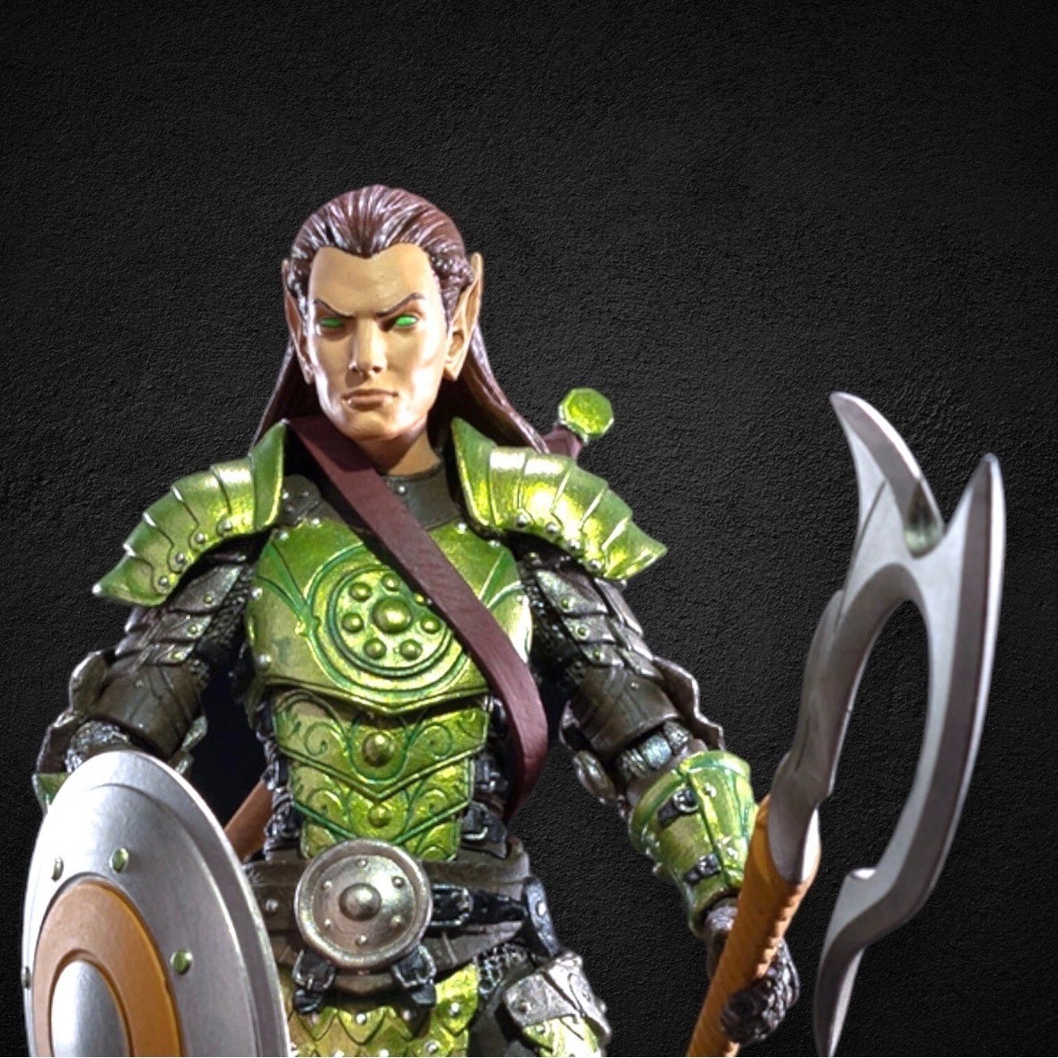 Mythic Legions Tactics War Aetherblade Male Elf Deluxe Legion Builder Bonus Head