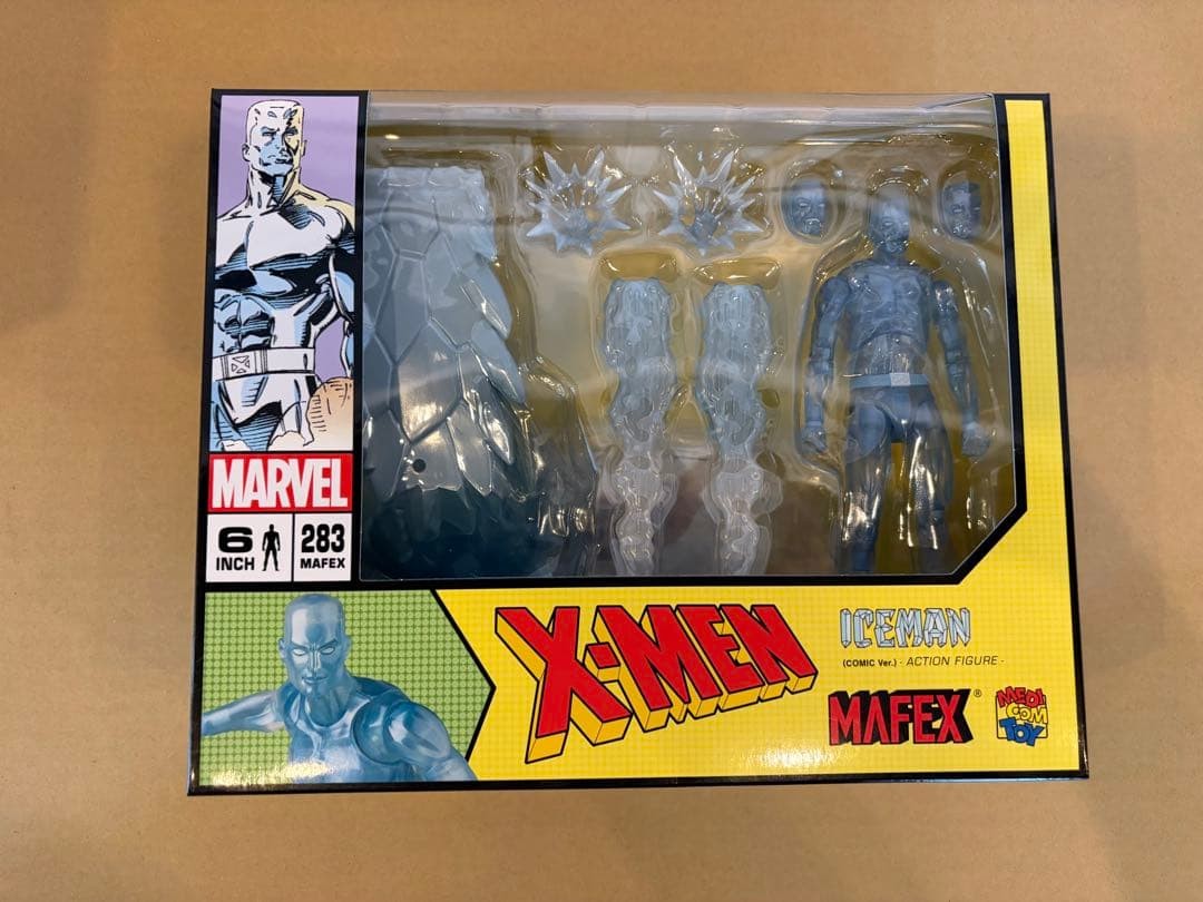 MEDICOM TOY MAFEX No.283 ICEMAN COMIC Ver. X-MEN New Figure Japan 30
