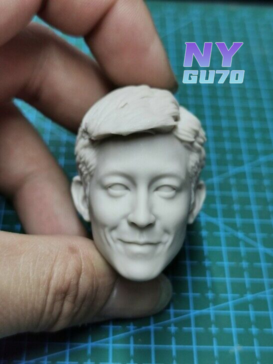 1:18 Edison Chen Head Sculpt Carved For 3.75inch Male Action Figure Doll Model