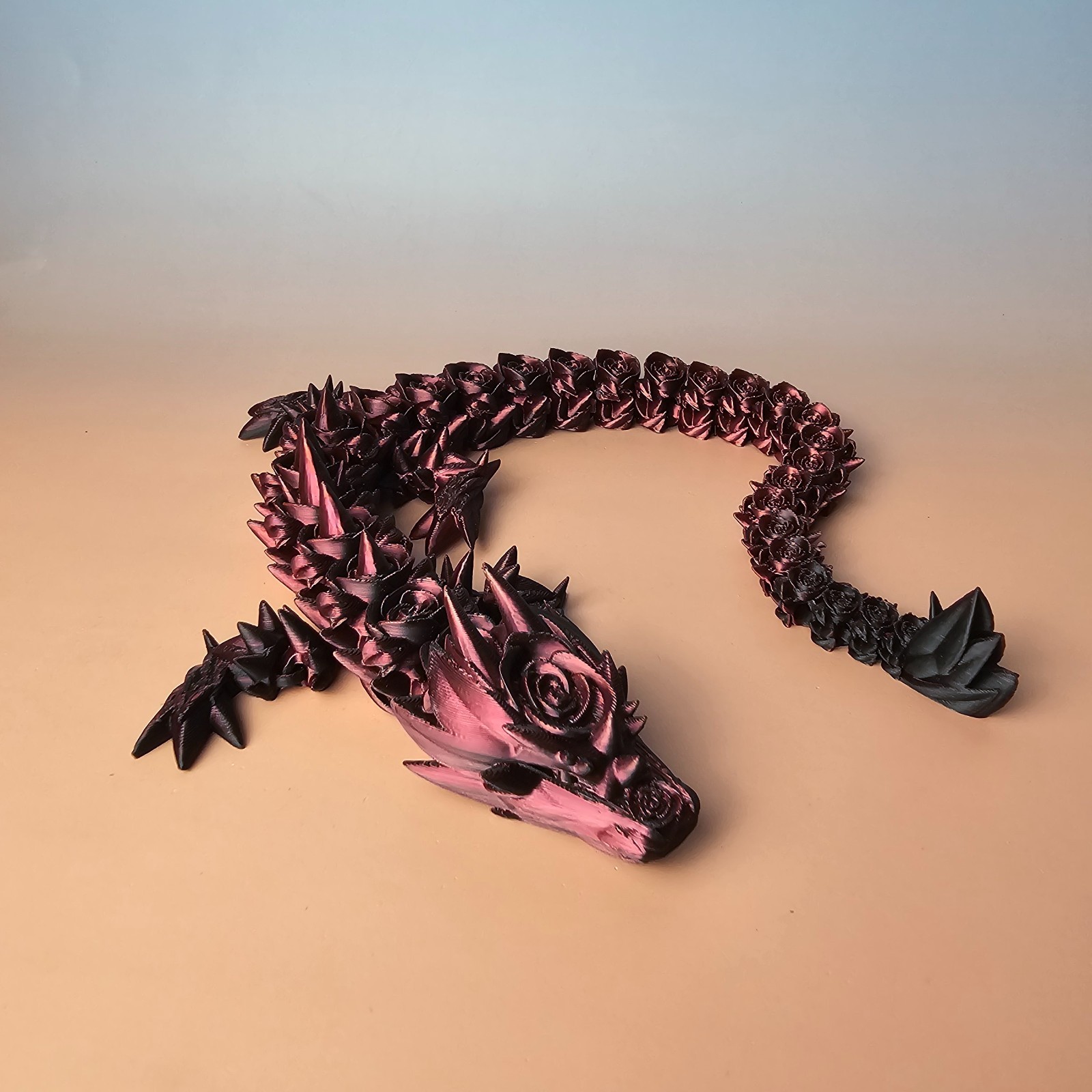 Rose Dragon 3D Printed