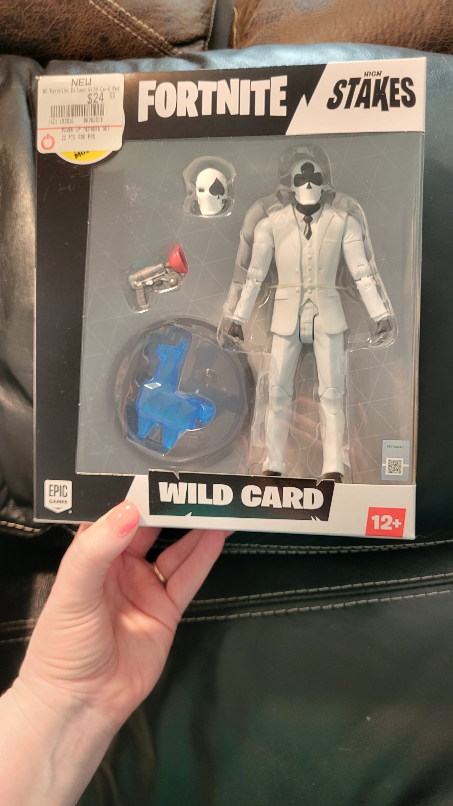 Fortnite WILD CARD BLACK 7&Prime; Premium Action Figure HIGH STAKES McFarlane Toys NIB