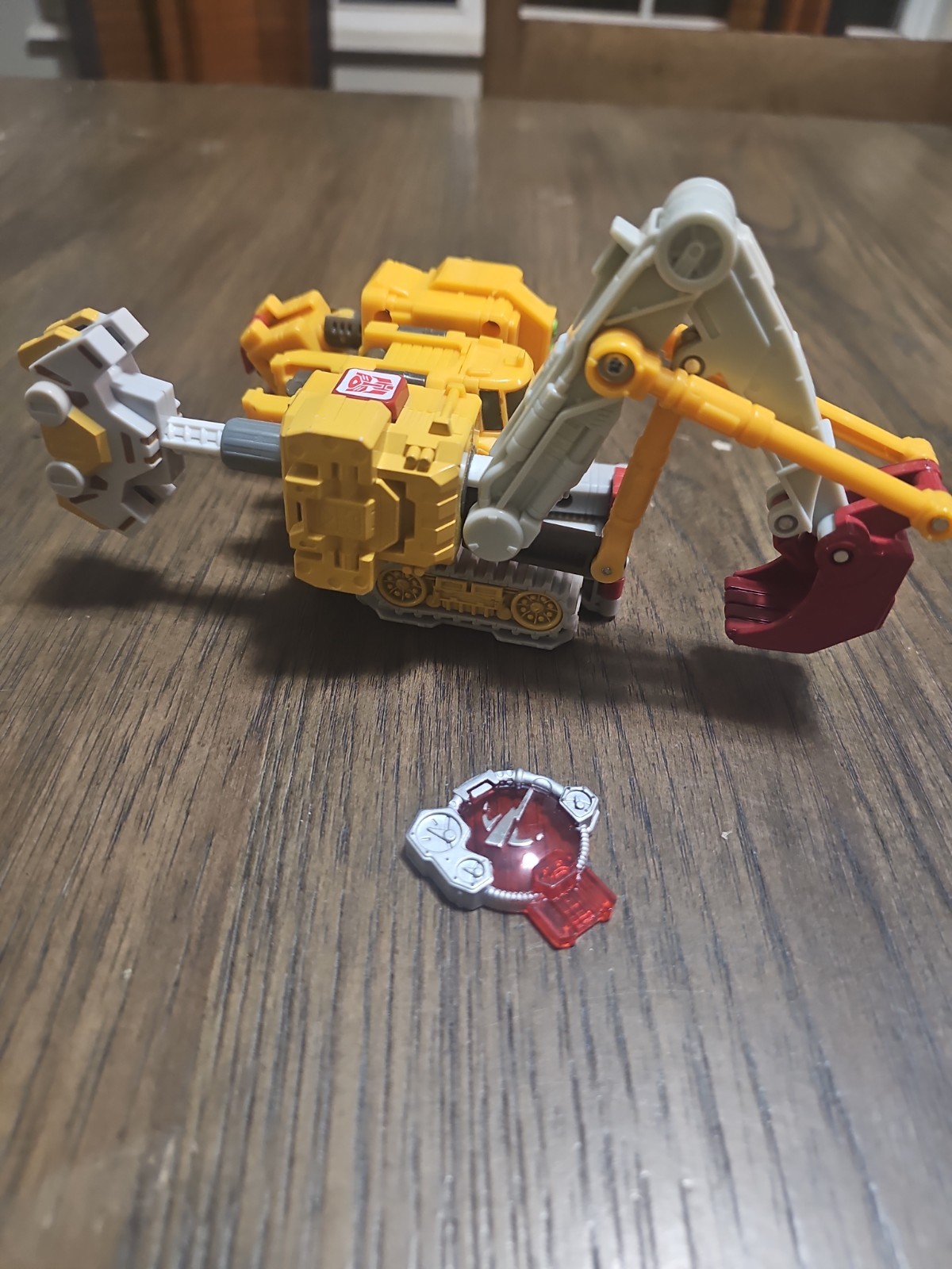 Transformers Cybertron Deluxe Class LONGRACK LONG RACK Excavator Complete