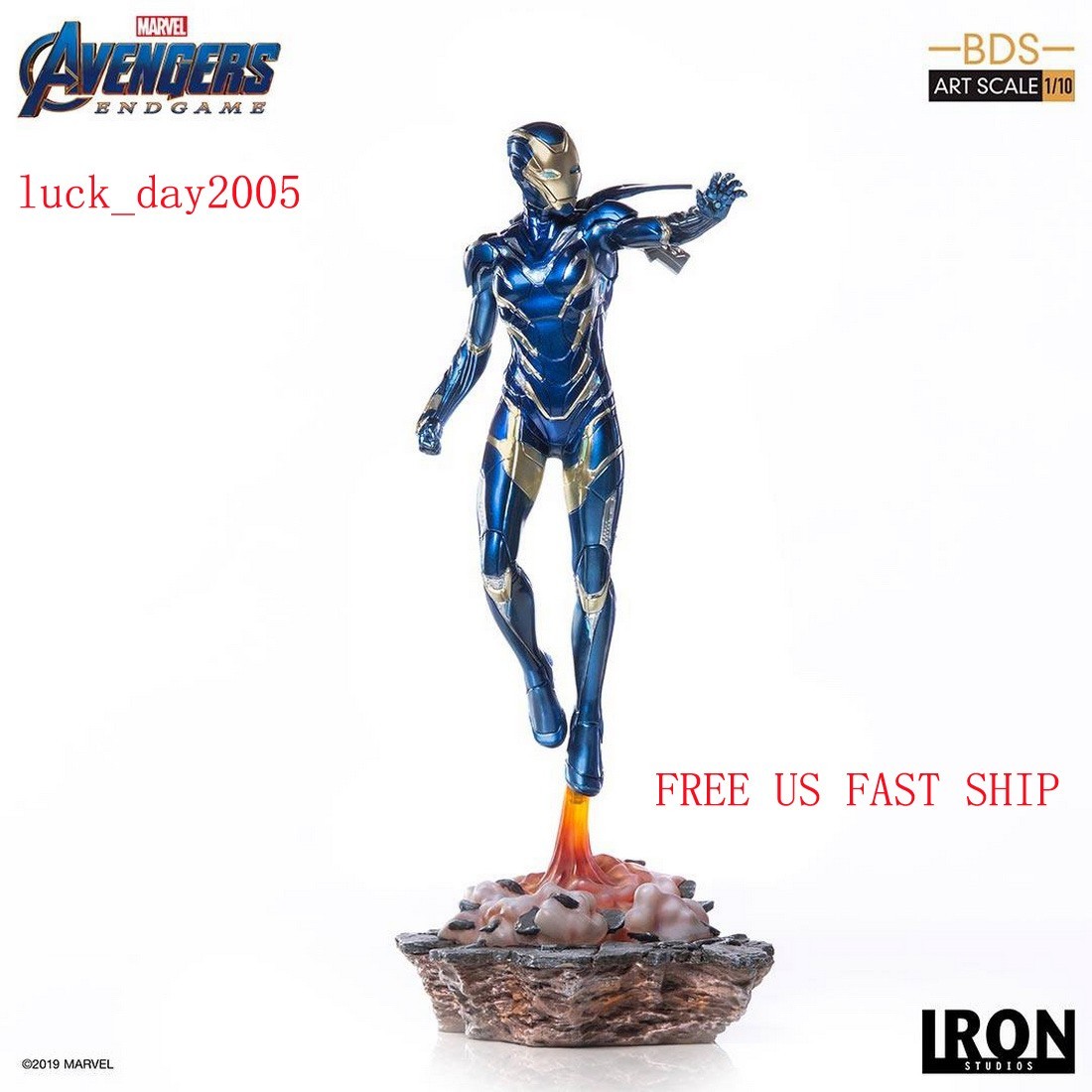 Iron Studios Avengers: Endgame Pepper Potts in Rescue Suit 1/10 Statue US SHIP