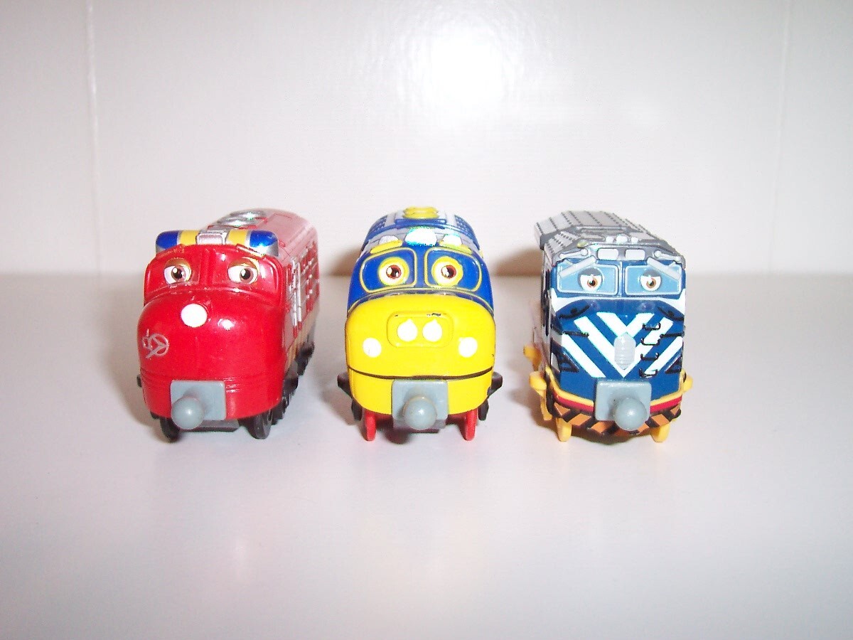 Chuggington Stack Track High Performance Big Build Adventure 3 Pack Train Set