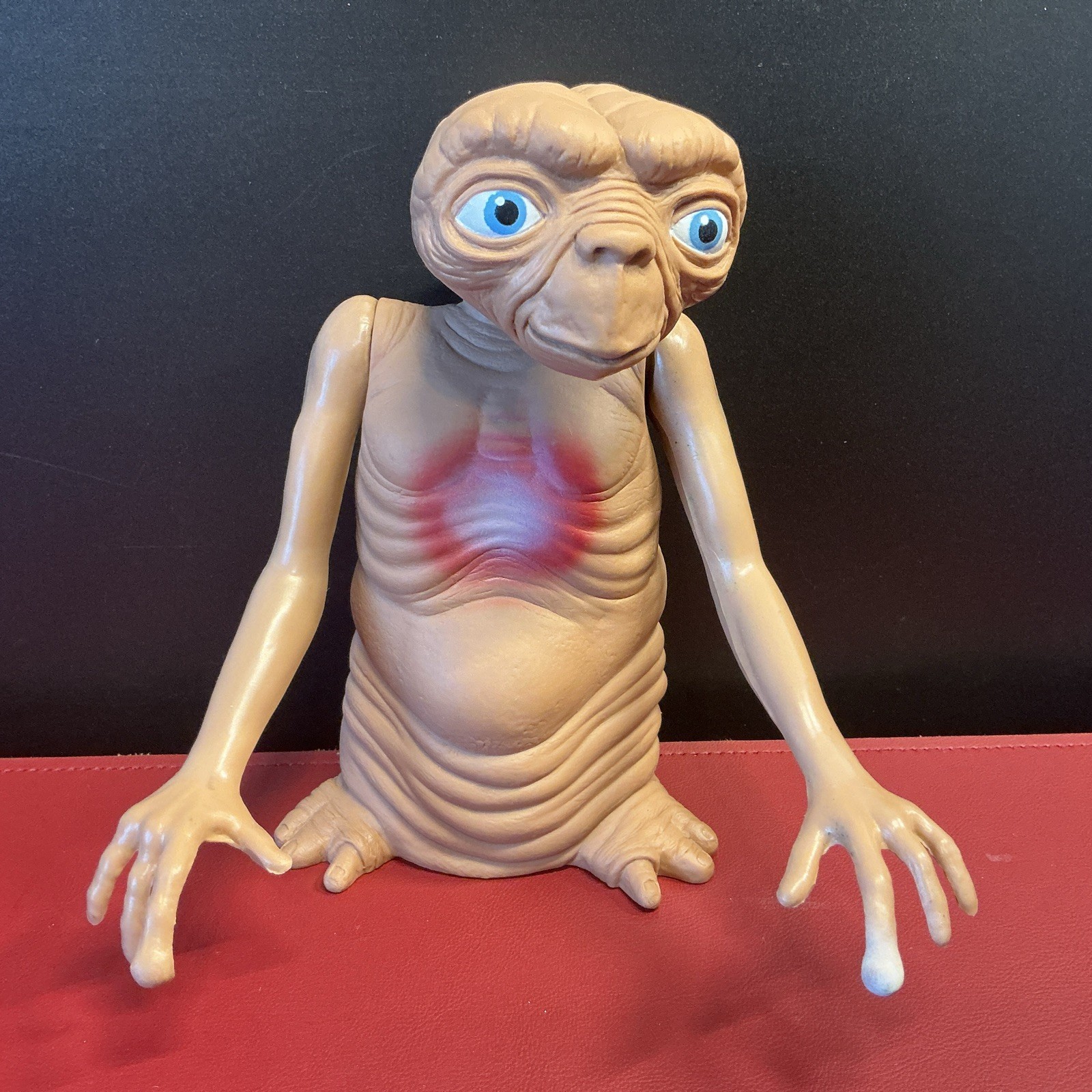 Vintage 1982 LJN E.T. Talking Pull String Toy 7” Figure WORKS! with Extras