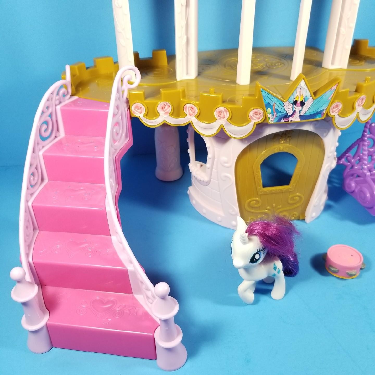 My Little Pony Friendship Magic Pony Princess Wedding Castle Playset Incomplete
