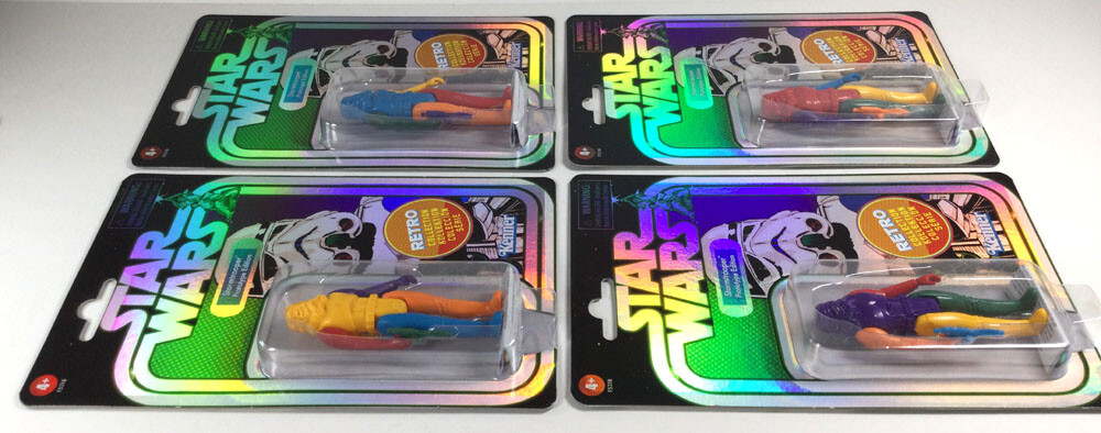 Star Wars Target Retro Collection Stormtrooper Prototype Set Of 4 NEW + BONUS