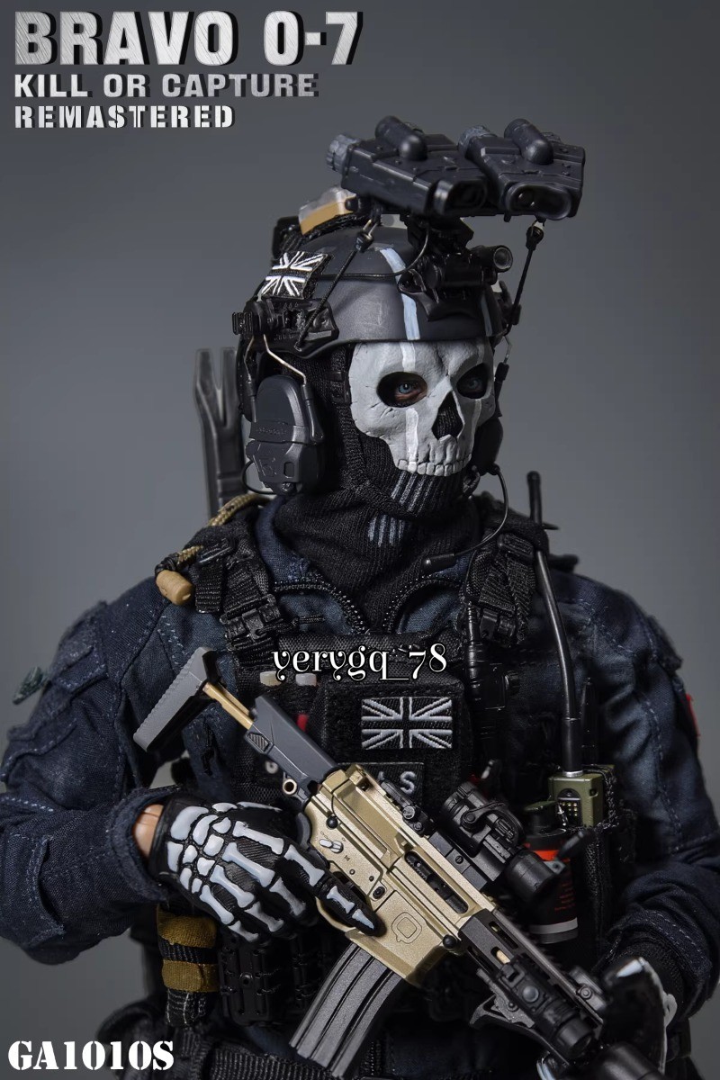 Easy & Simple ES-GA1010S BRAVO 0-7 Ghost 1/6 Action Figure In Stock