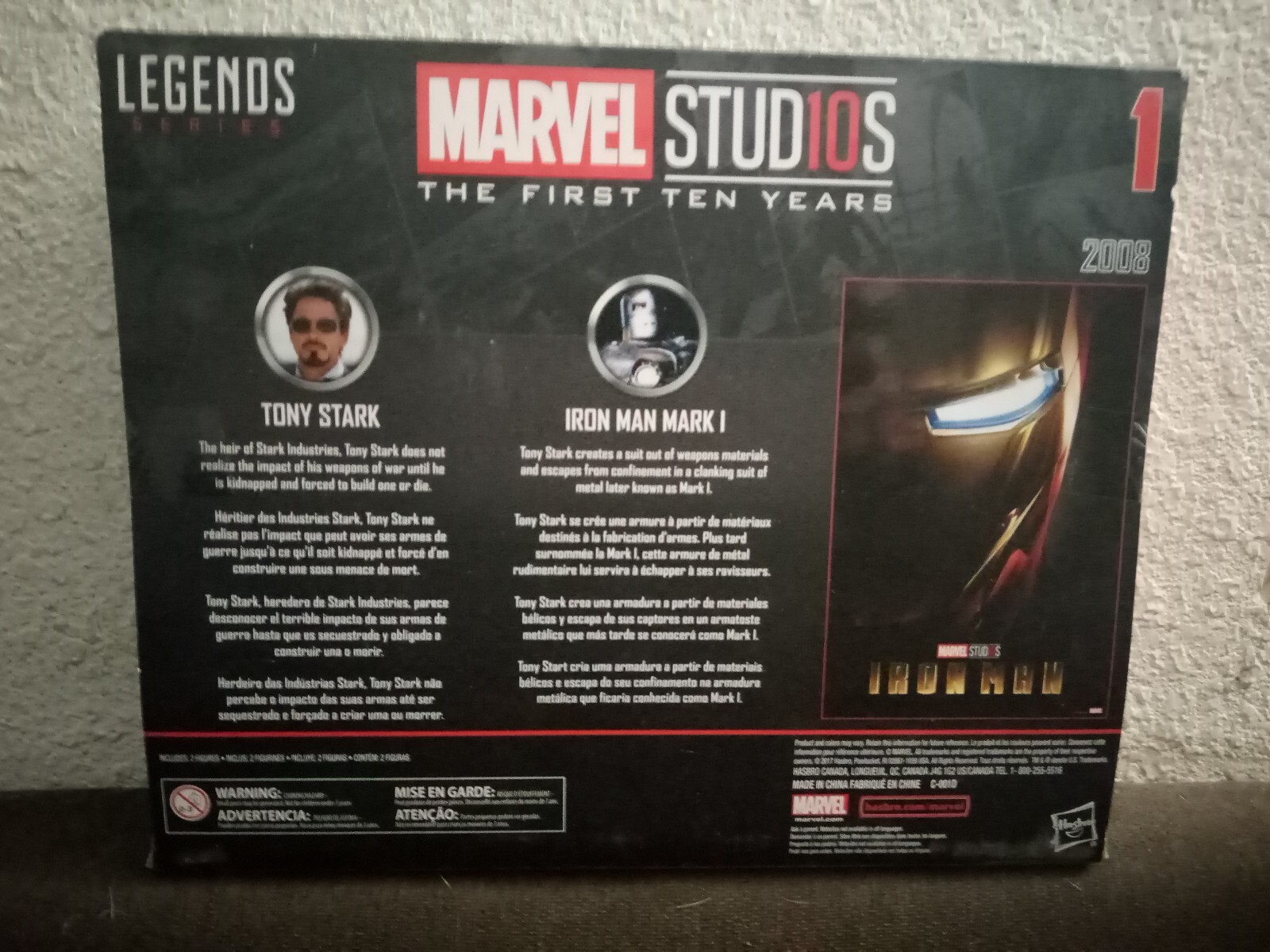 Marvel Legends Studios First 10 Years #1 TONY STARK & IRON MAN MARK I 2-Pack