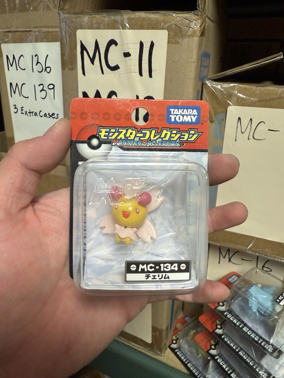 Takara Tomy Pokemon Monster Collection Mc-134 Cherrim Figure Brand New Rare
