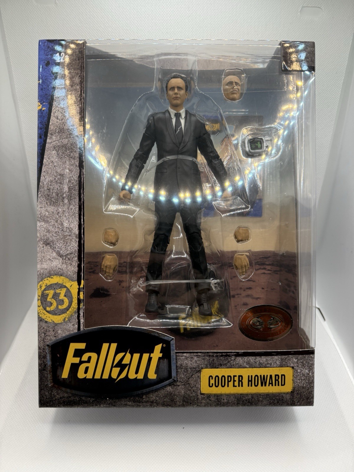 McFarlane Toys 2025 Fallout Season 2 Cooper Howard 7&Prime; Platinum Red Edition
