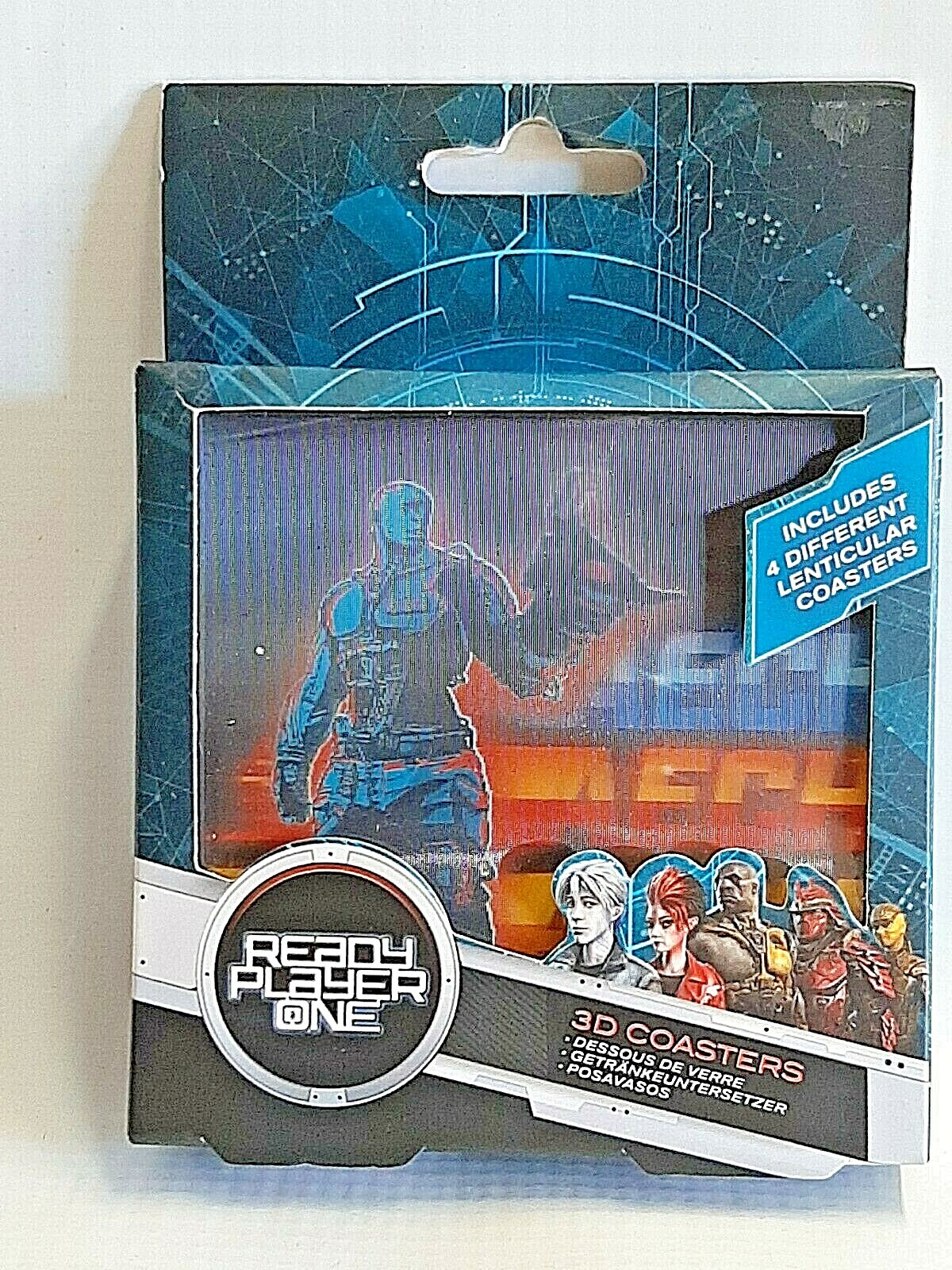 Ready Player One 3D Lenticular Coasters NEW Paladone Set of 4 Different Designs