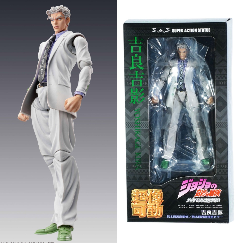 Super Action StatueJOJO JoJo&rsquo;s Adventure Part 4 YOSHIKAGE KIRA Figure Japan F/S