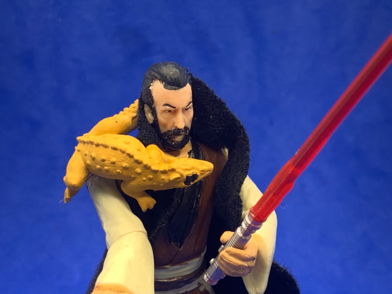 Star Wars Custom/Kit-Bashed Figure: Young Count Dooku w/ Holocrons & Ysalamiri