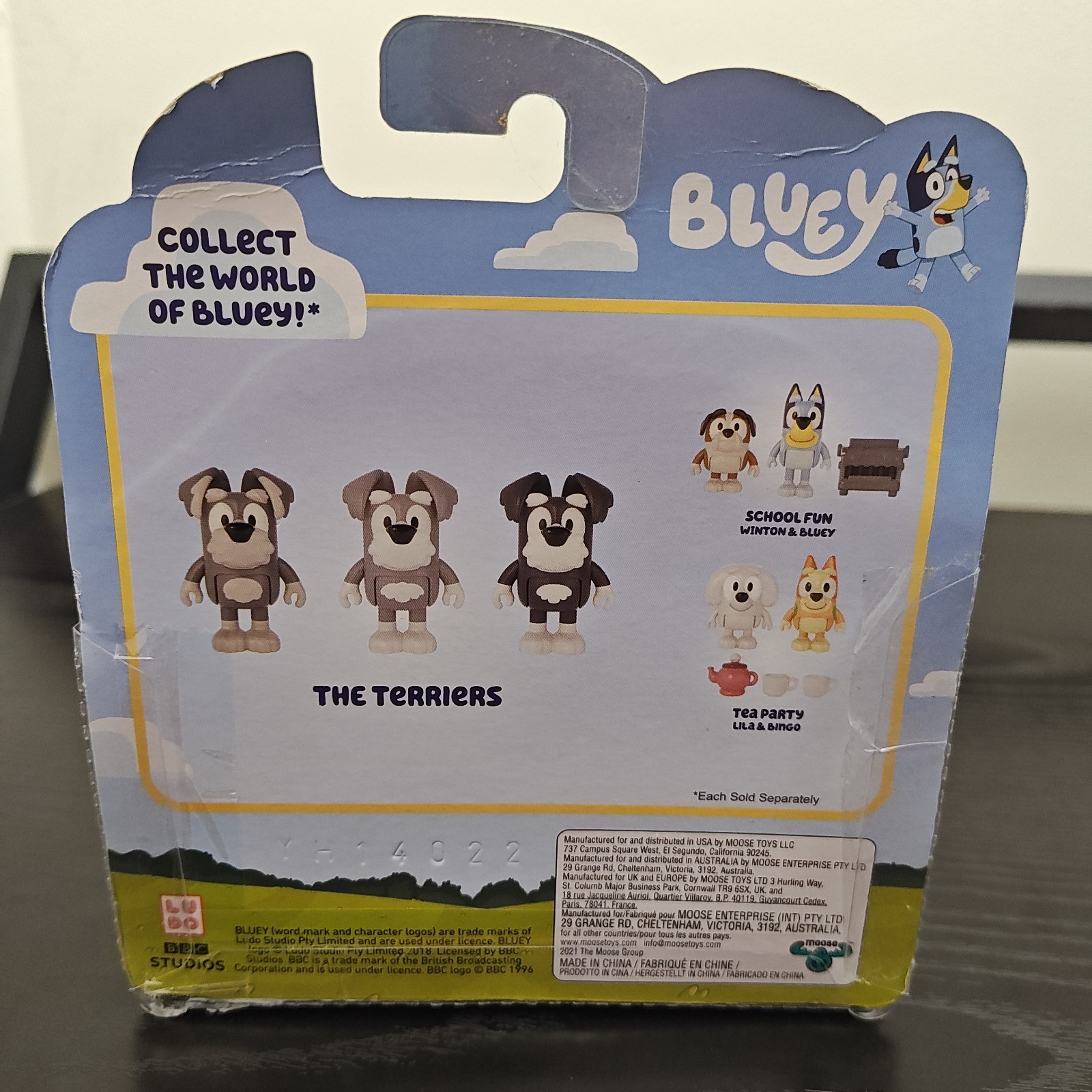 Bluey Figures – The Terriers – School Friends Set – New In Box