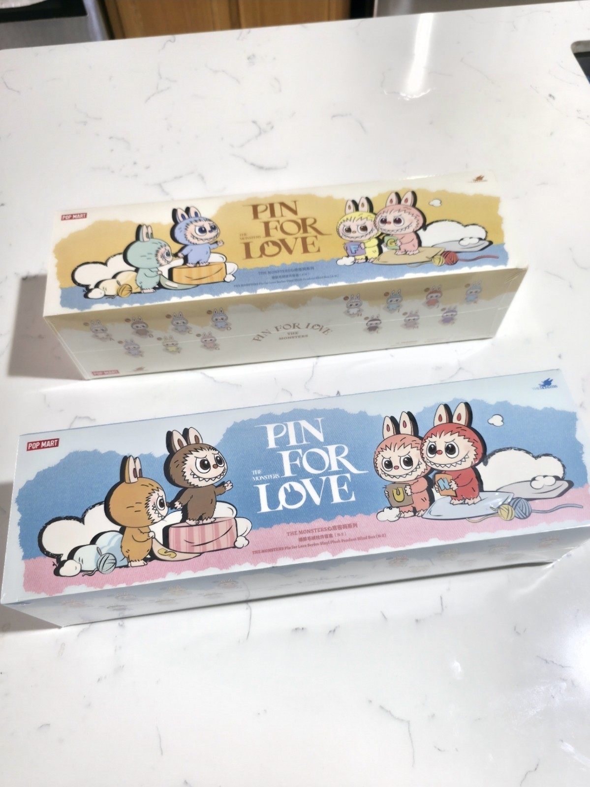 « N » – *USA*Authentic POPMART THE MONSTERS LABUBU PIN FOR LOVE