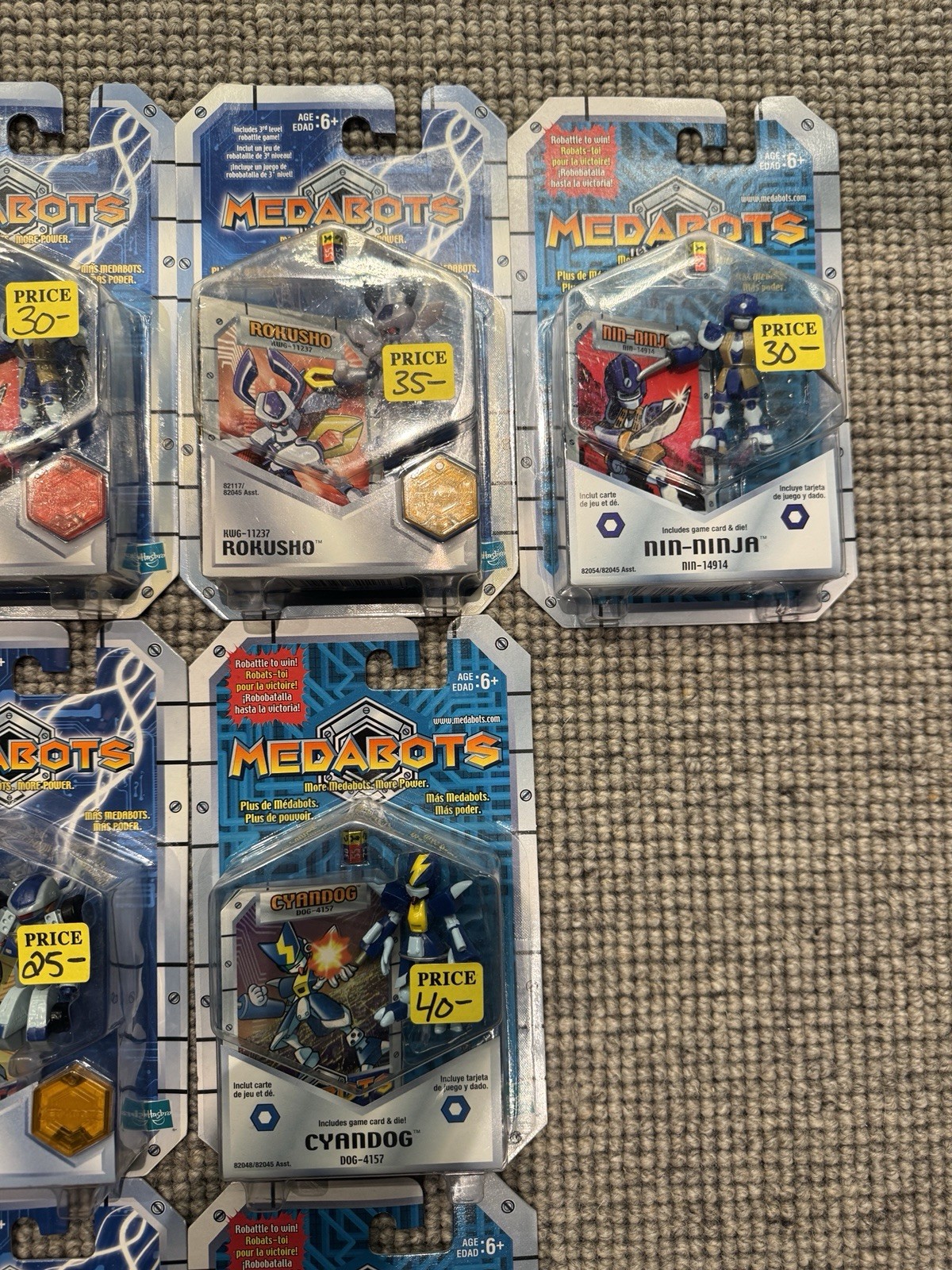 16 Single Pack Medabots 2.5” Figures Medarot Hasbro NEW Assorted MOC