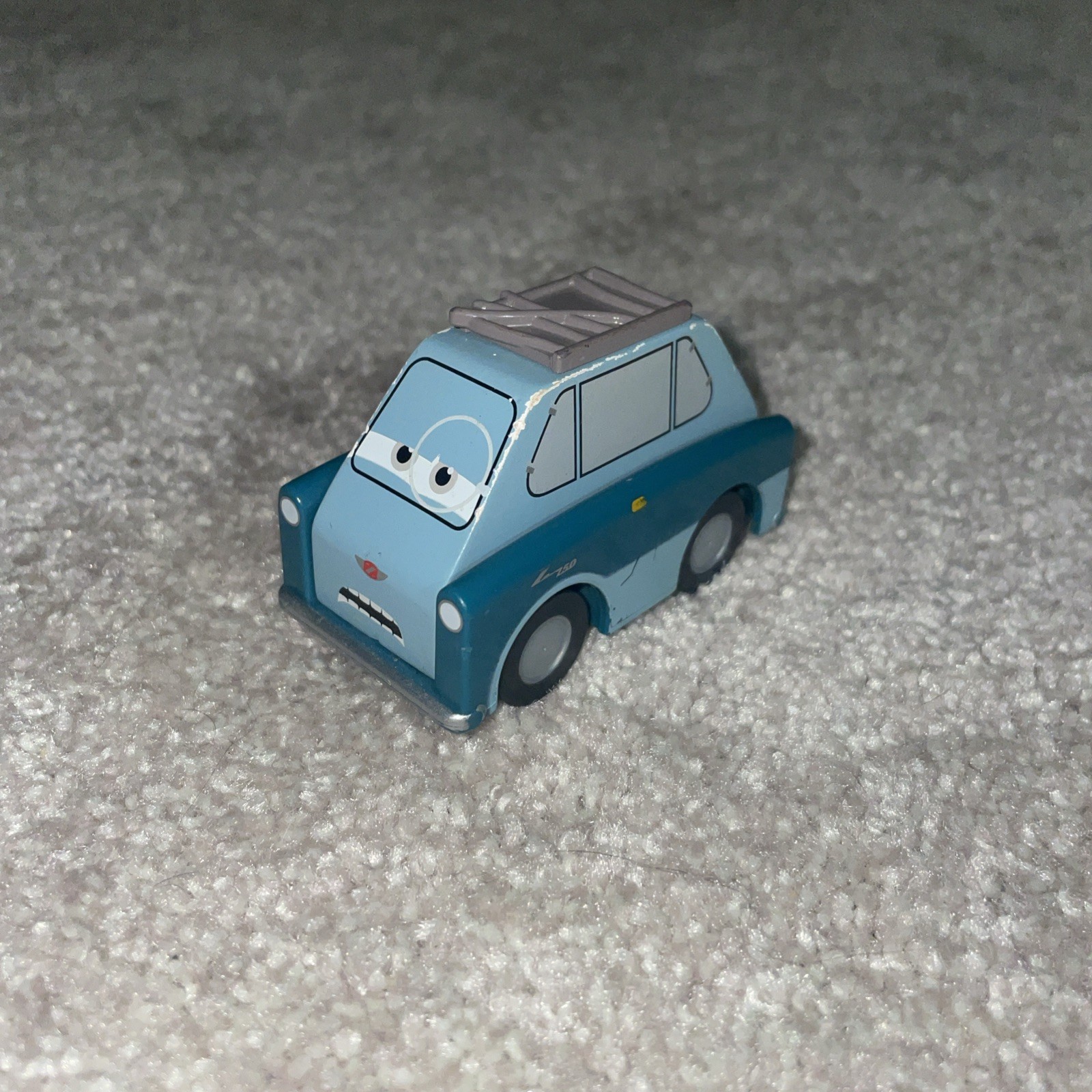 Disney Pixar Cars 2 Wooden Collection Professor Z/Zundapp Vehicle Railway