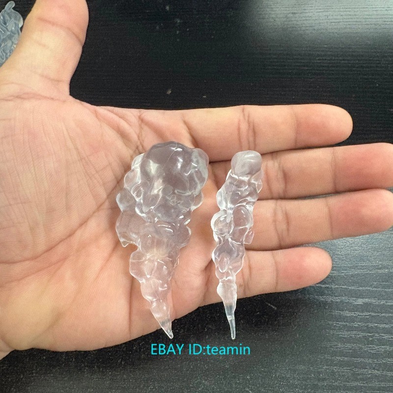 Transparent White Smoke Effect Accessories Fit 1/12 Scale Action Figure In Stock