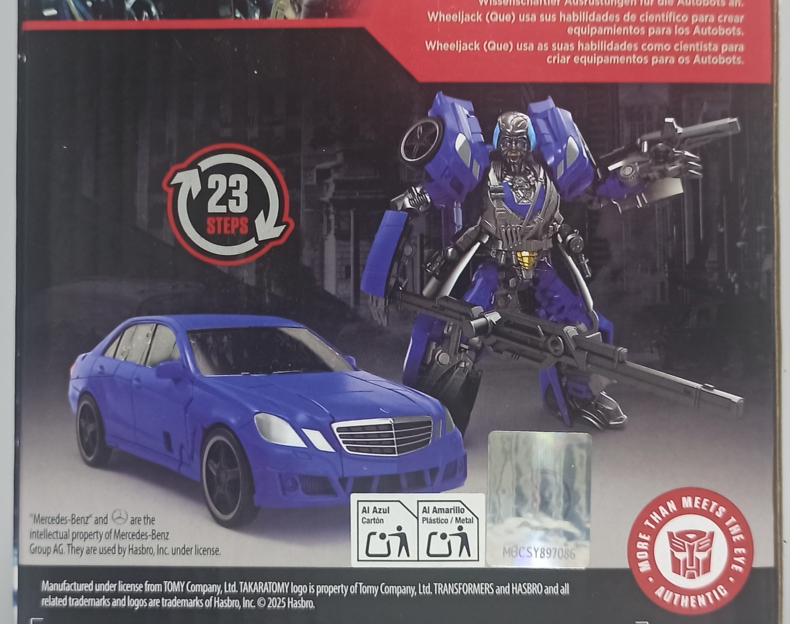 HASBRO 2025 TRANSFORMERS STUDIO SERIES DOTM WHEELJACK QUE DELUXE CLASS MISB