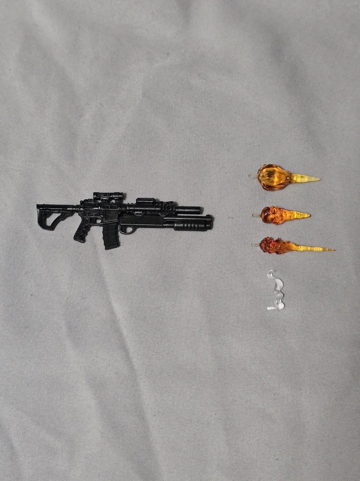 Monster Force Phantom Corps Command Unit Machine Gun + Effects 6&Prime; Custom Fodder