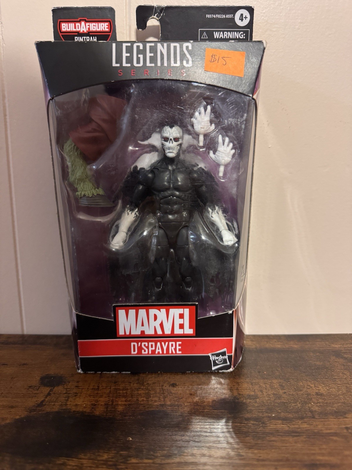 Marvel Legends Series D’Spayre 6” New With Box Damage