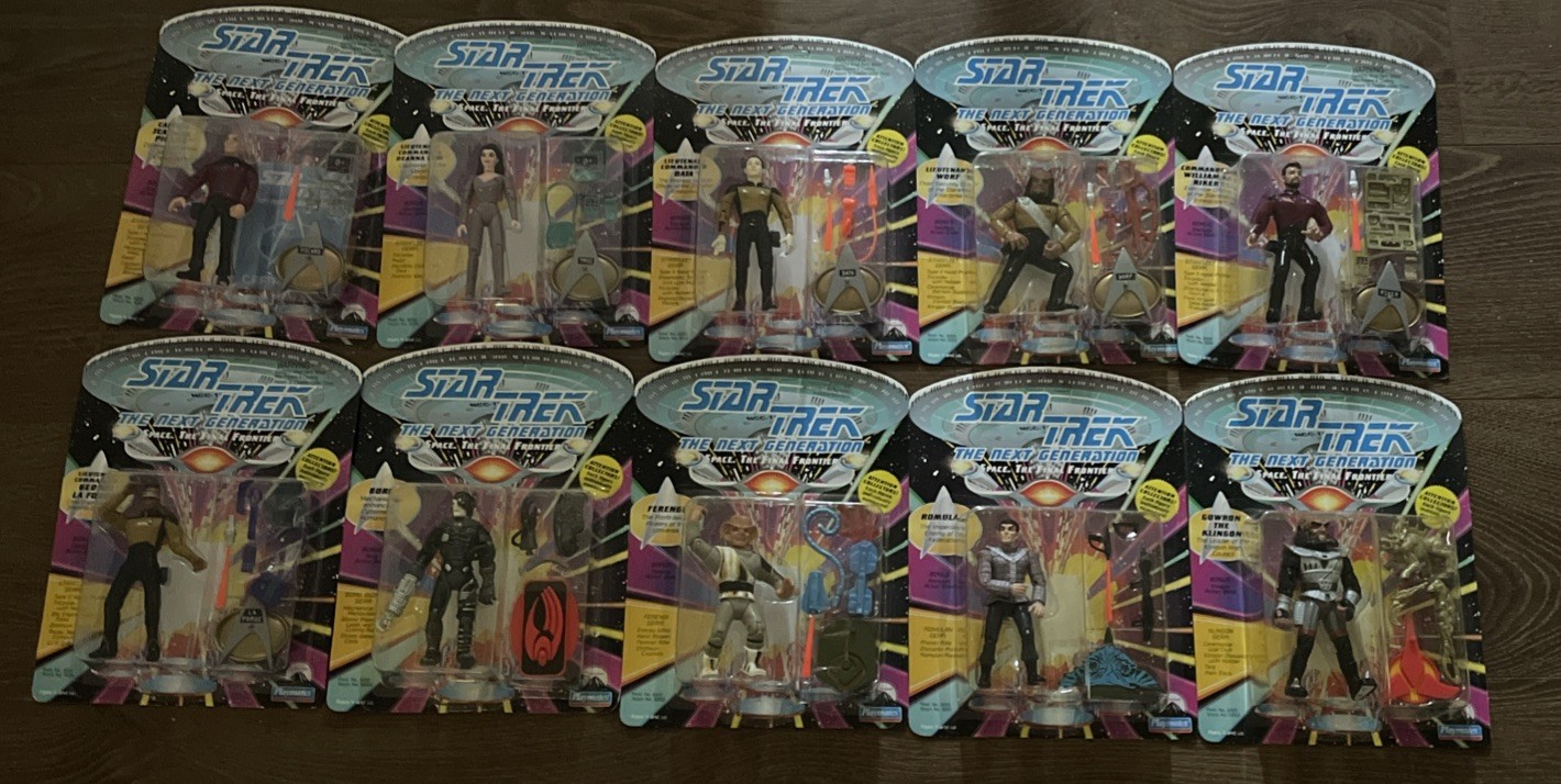 Complete Unopened STAR TREK The Next Generation Final Frontier Set Playmates
