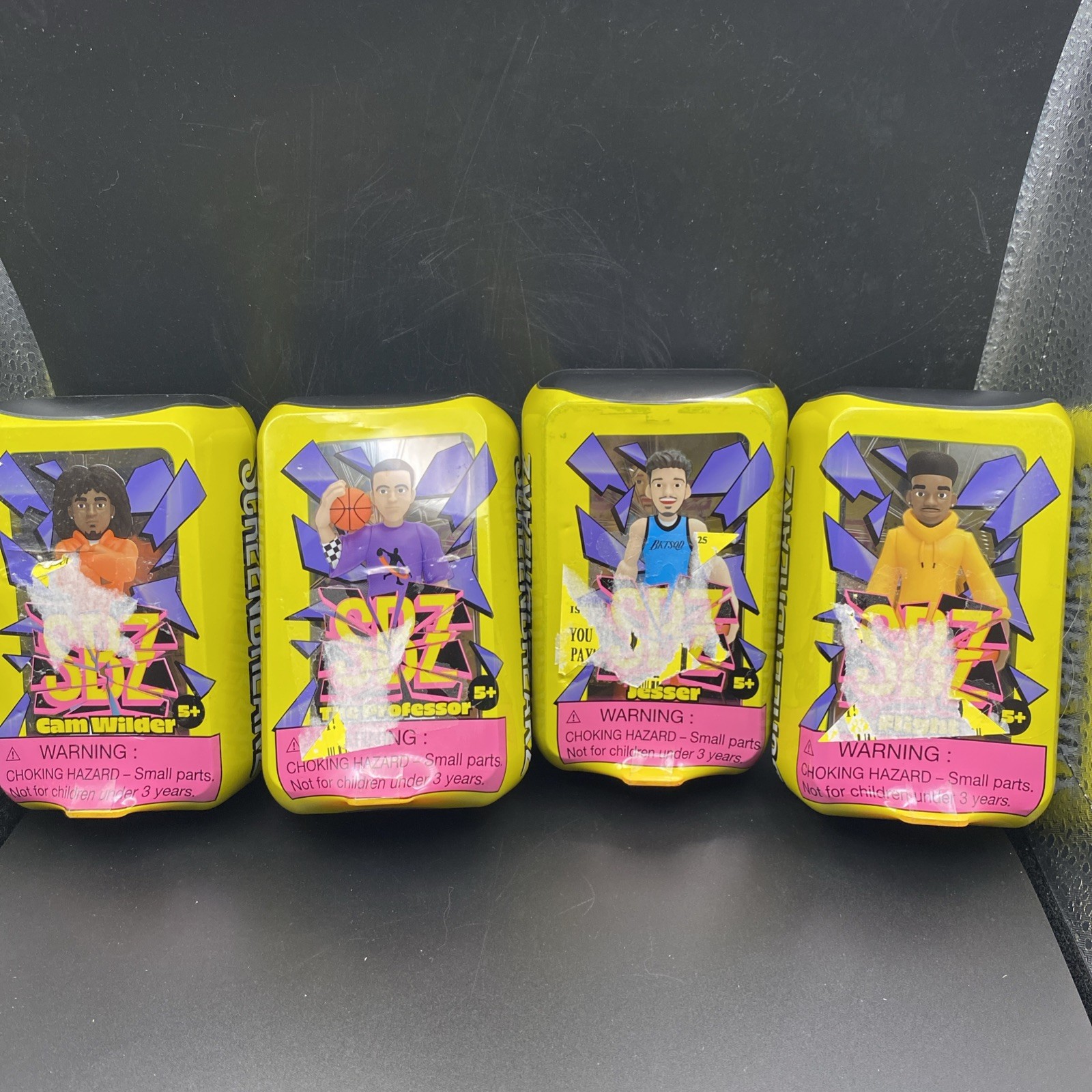 SBZ Screen Breakz Collector Set Flight Jesser The Professor Cam Wilder Figures