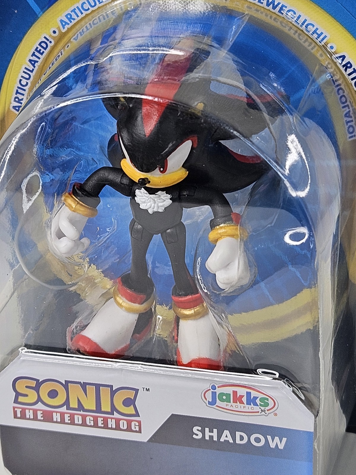 Sonic The Hedgehog Shadow 2.5&Prime; Action Figure 2024 Jakks Pacific Toy Retail