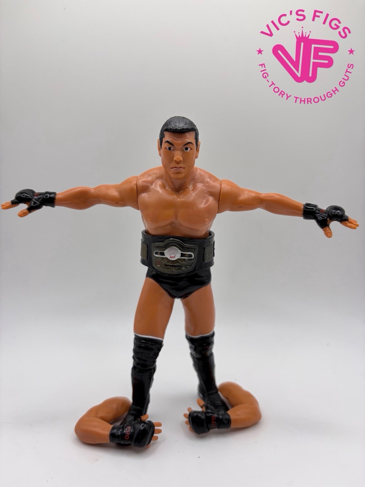 Naoya Ogawa VTG Japan Charapro Wrestling Figure & Belt NJPW PRIDE FC MMA UFO MOC