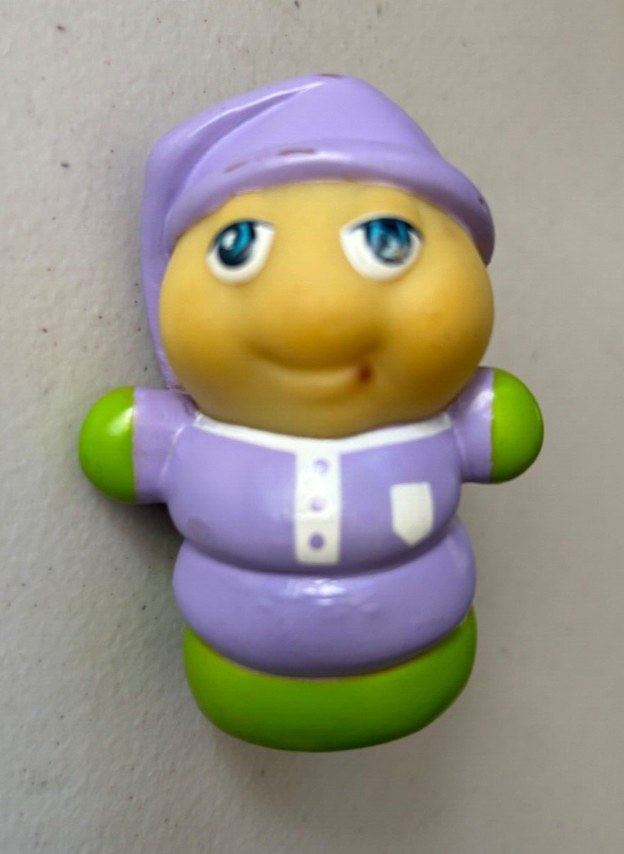 1985 Hasbro Glo Worm Glow in the Dark Figure Vintage As Shown