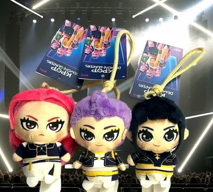 K-Pop Demon Hunters Rumi Mira Zoey HUNTR/X Plush Hangers Jazwares Netflix New