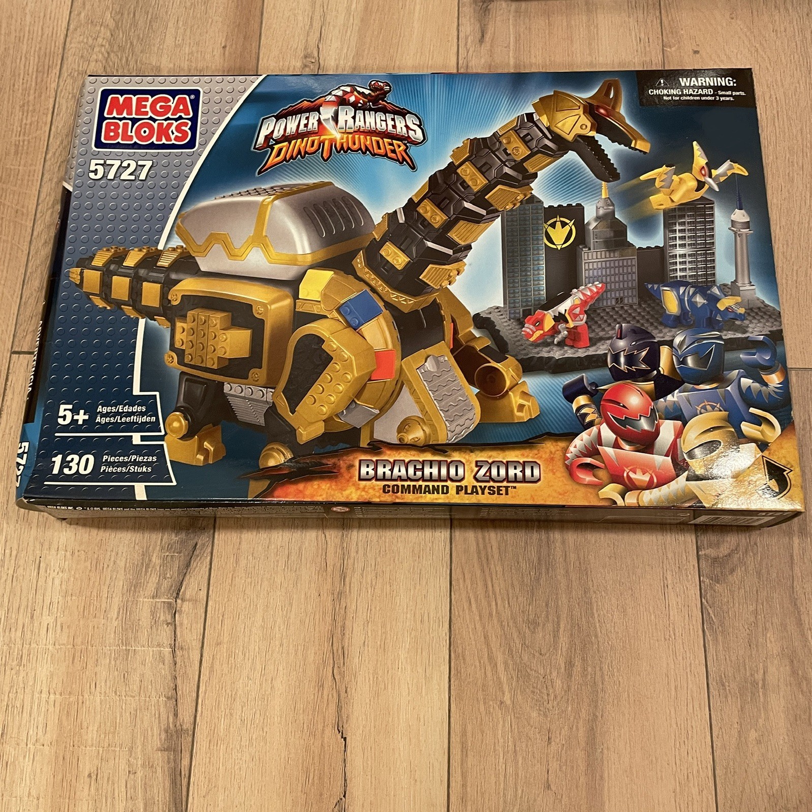 Mega Bloks 5727 Power Rangers Dino Thunder BRACHIO ZORD Command Playset SEALED