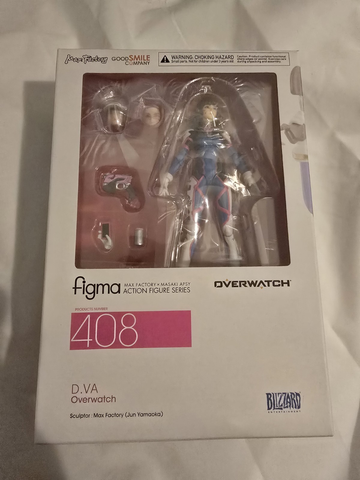 SEALED Overwatch Figma 408 D.va Action Figure US SELLER