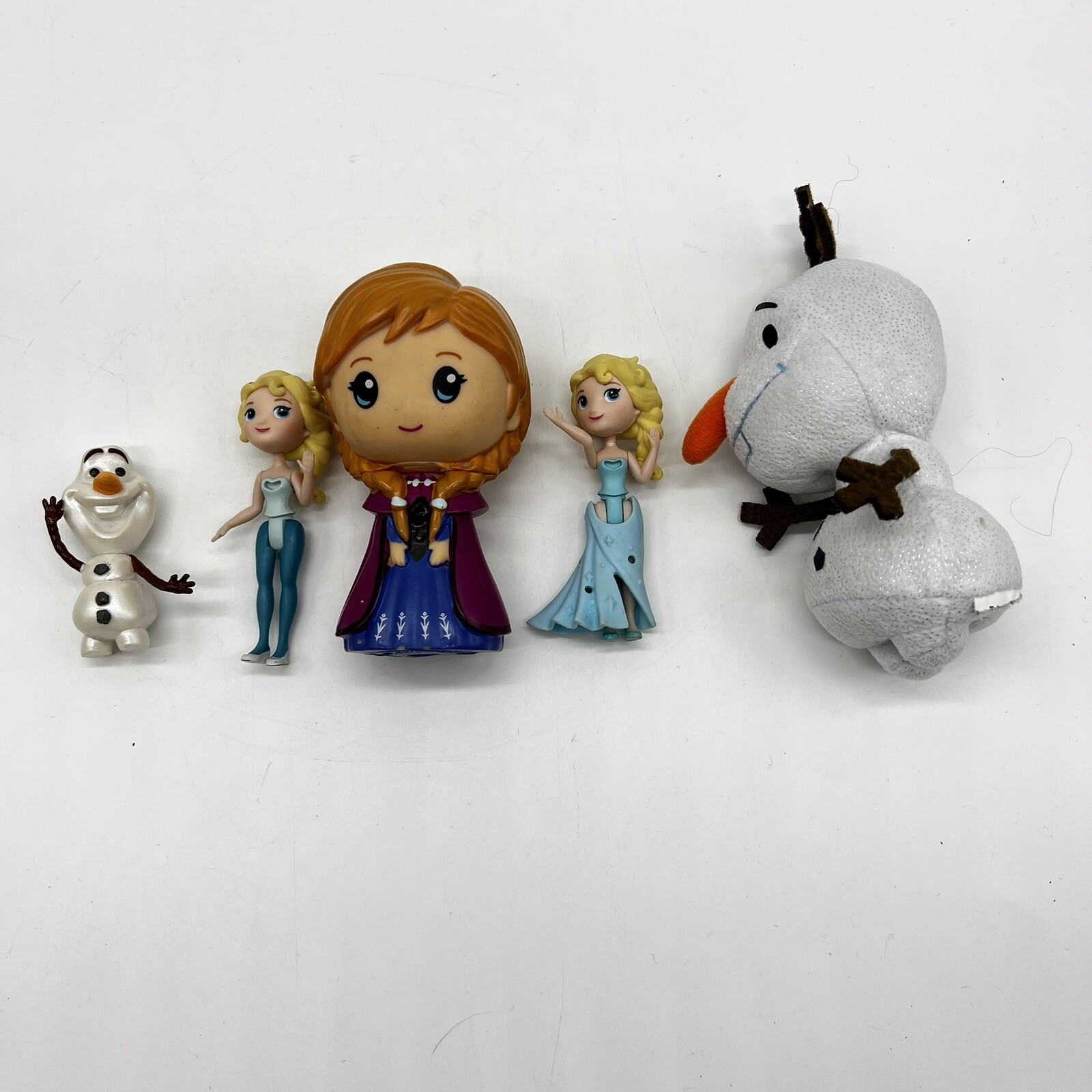 Disney Frozen Toy Figure Bundle Lot of 5 Kids Olaf Anna Elsa