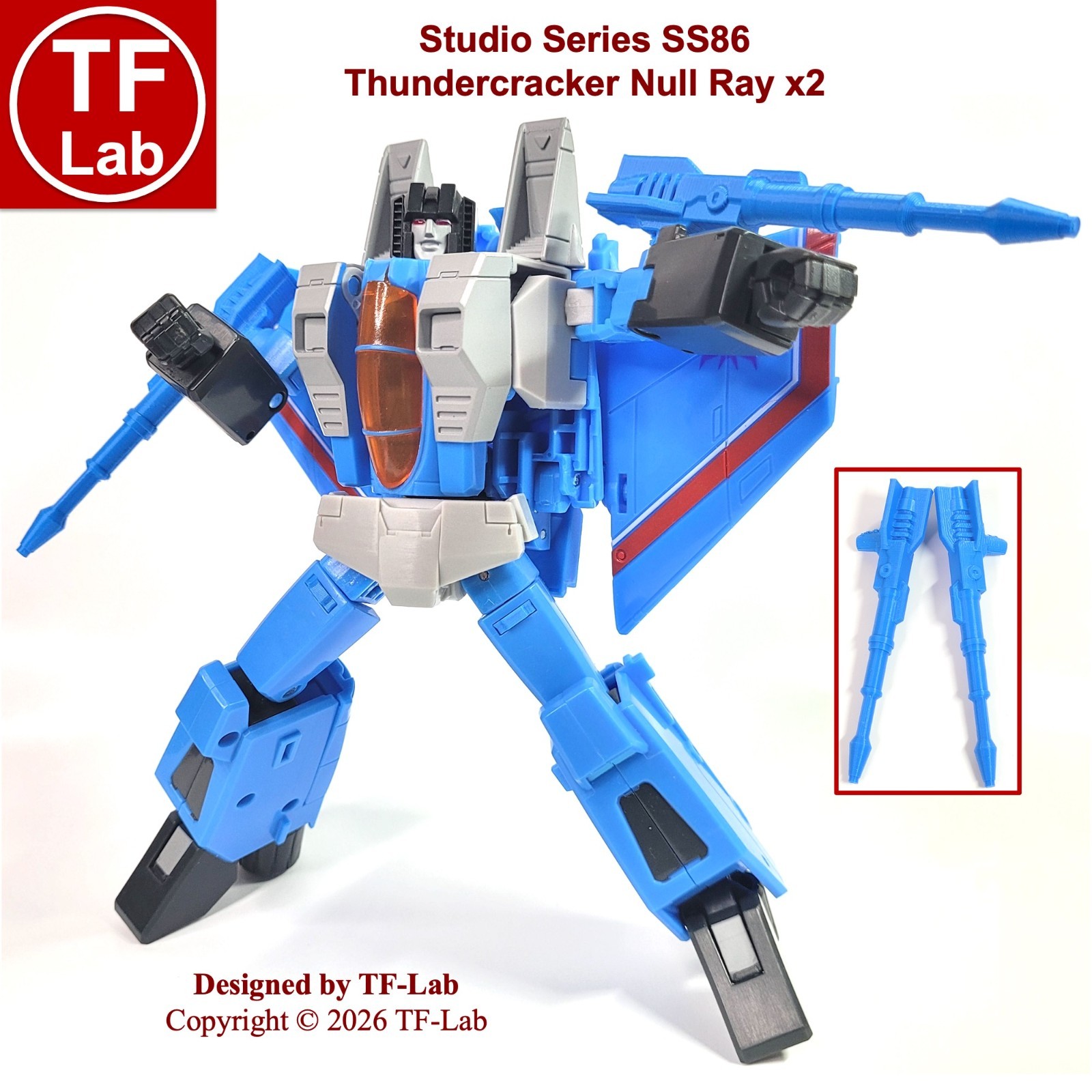 Studio Series Movie SS86 Skywarp Upgrade Kit Null Rays Guns Transformers