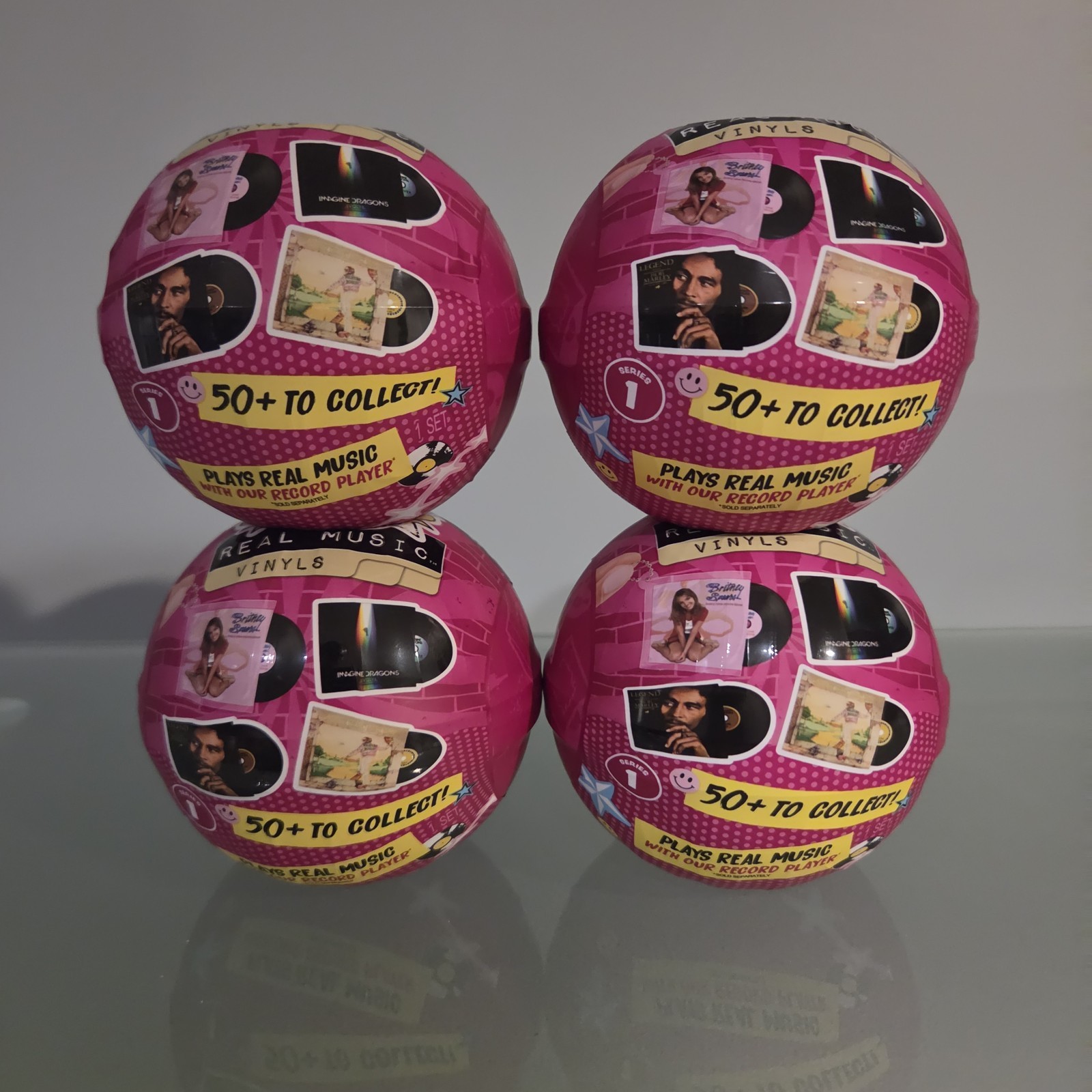 Lot Of 4 MGA&rsquo;s Miniverse Real Music Vinyl Assortment Capsule NEW SHIPS TODAY