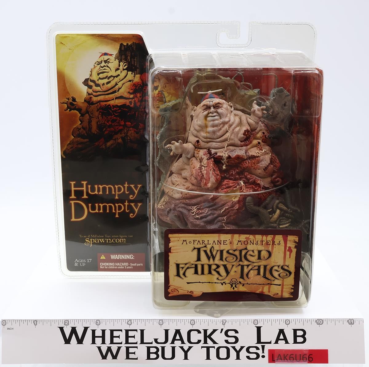 Humpty Dumpty McFarlane&rsquo;s Monsters Twisted Fairy Tales 2005 Figure NEW SEALED