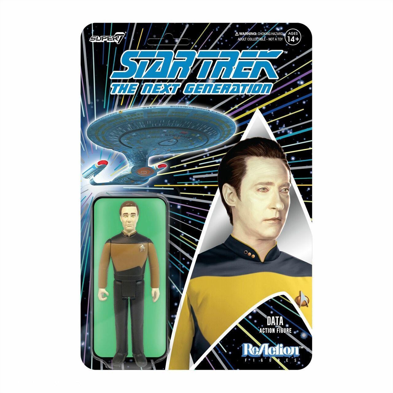 Data Star Trek The Next Generation Action Figure by Super7