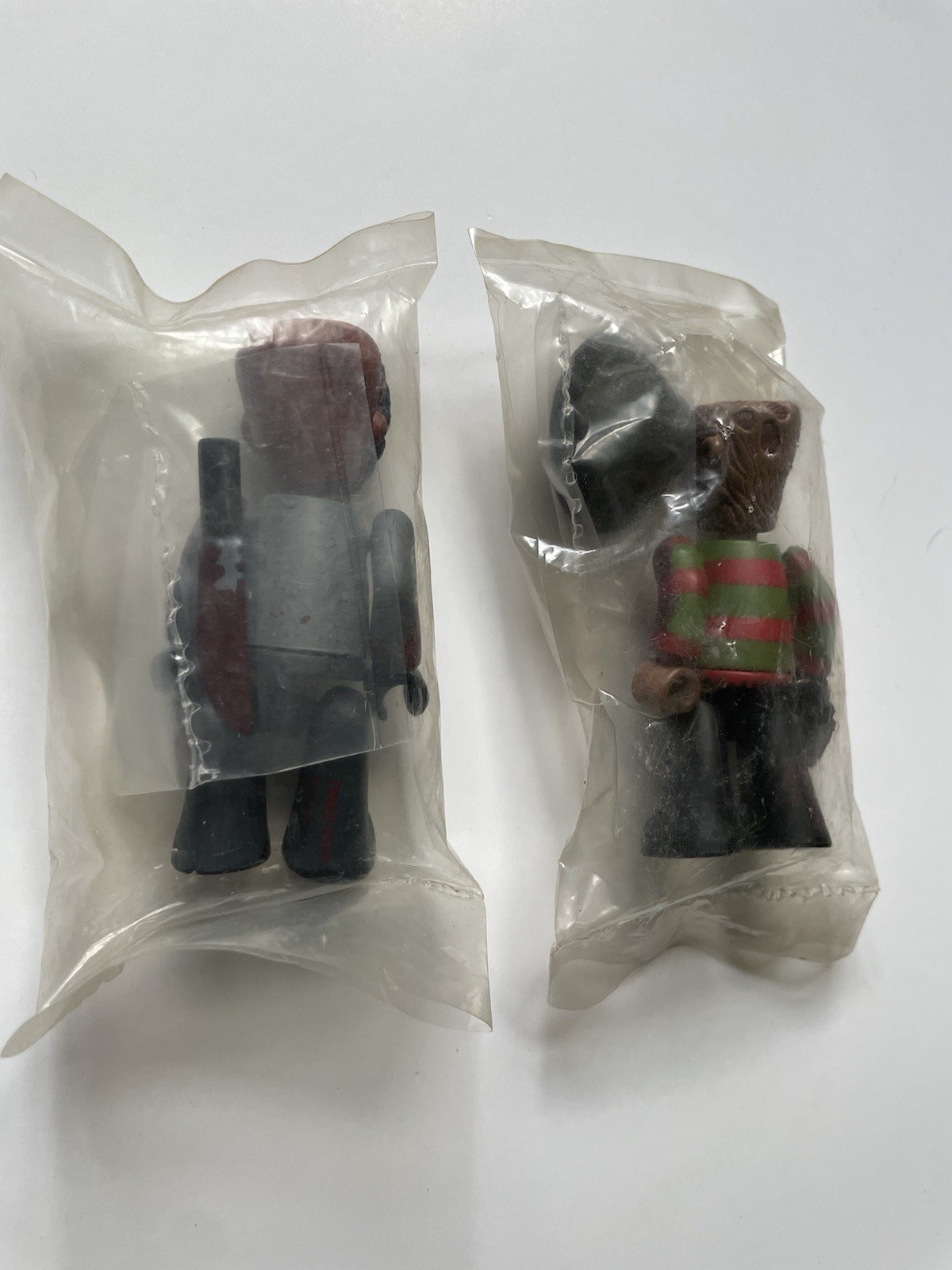 2002 Cinema Of Fear Jason Freddy Leatherface Mini Figures Horror Mezco Mez Itz