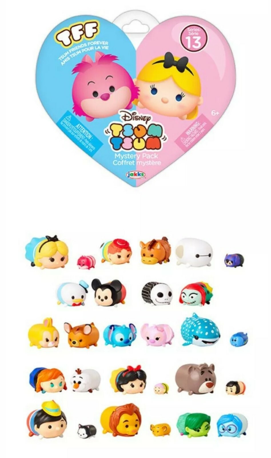 Disney Tsum Tsum Mystery Stack Pack Figures Series 1 -13