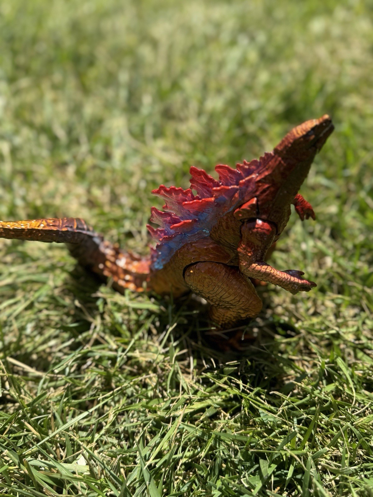 Custom Burning Godzilla Sufubi Style Paint Very Unique Item One Of A Kind
