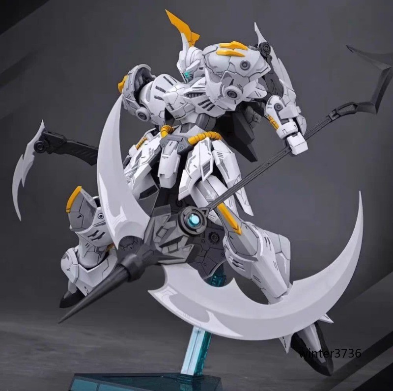 SNAA 1/144 White Reaper Round Table Knight Articulated Mecha Build Model Toy