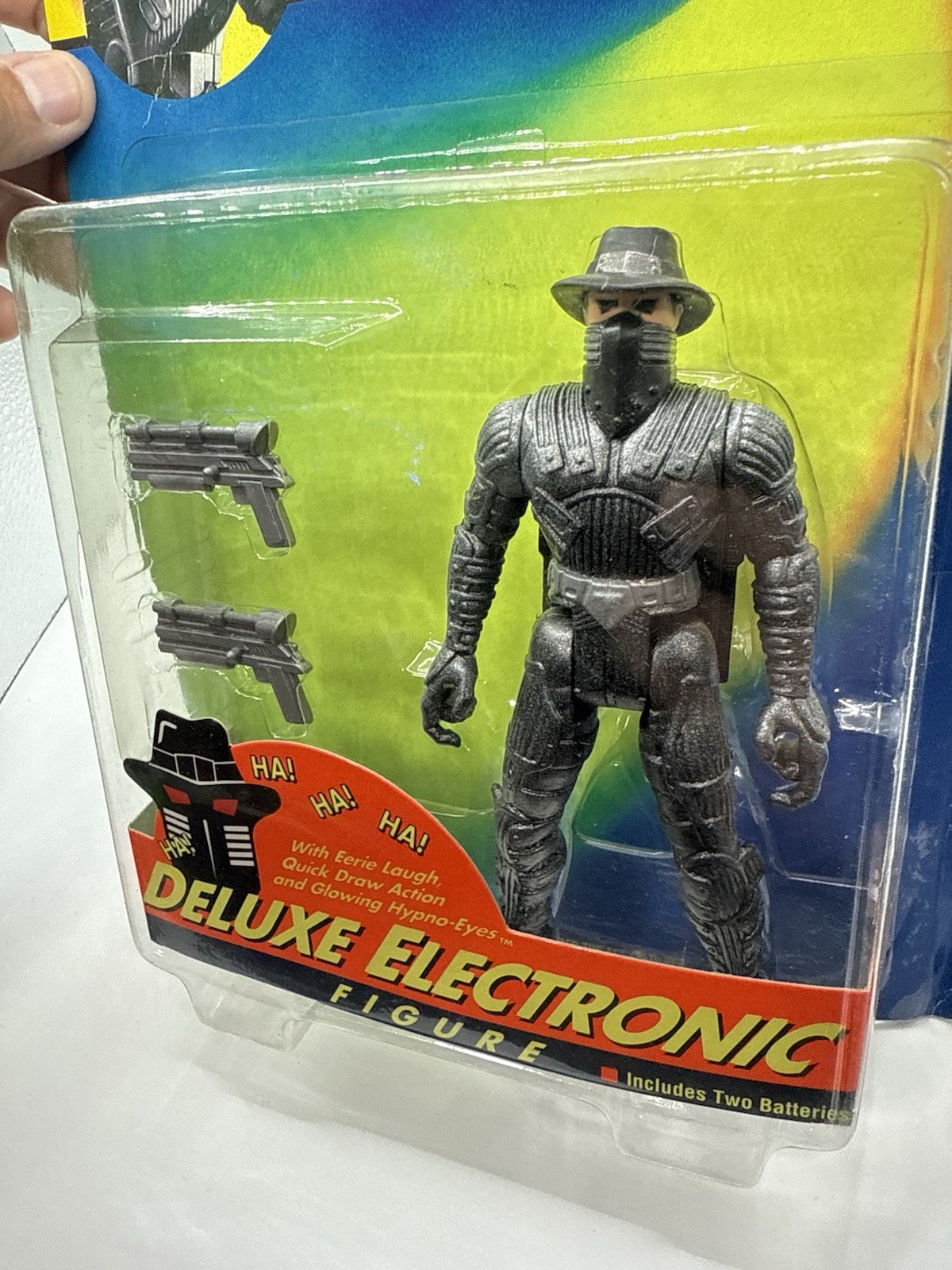 Kenner The Shadow Bullet-Proof Shadow Electronic Action Figure Includes Two Guns