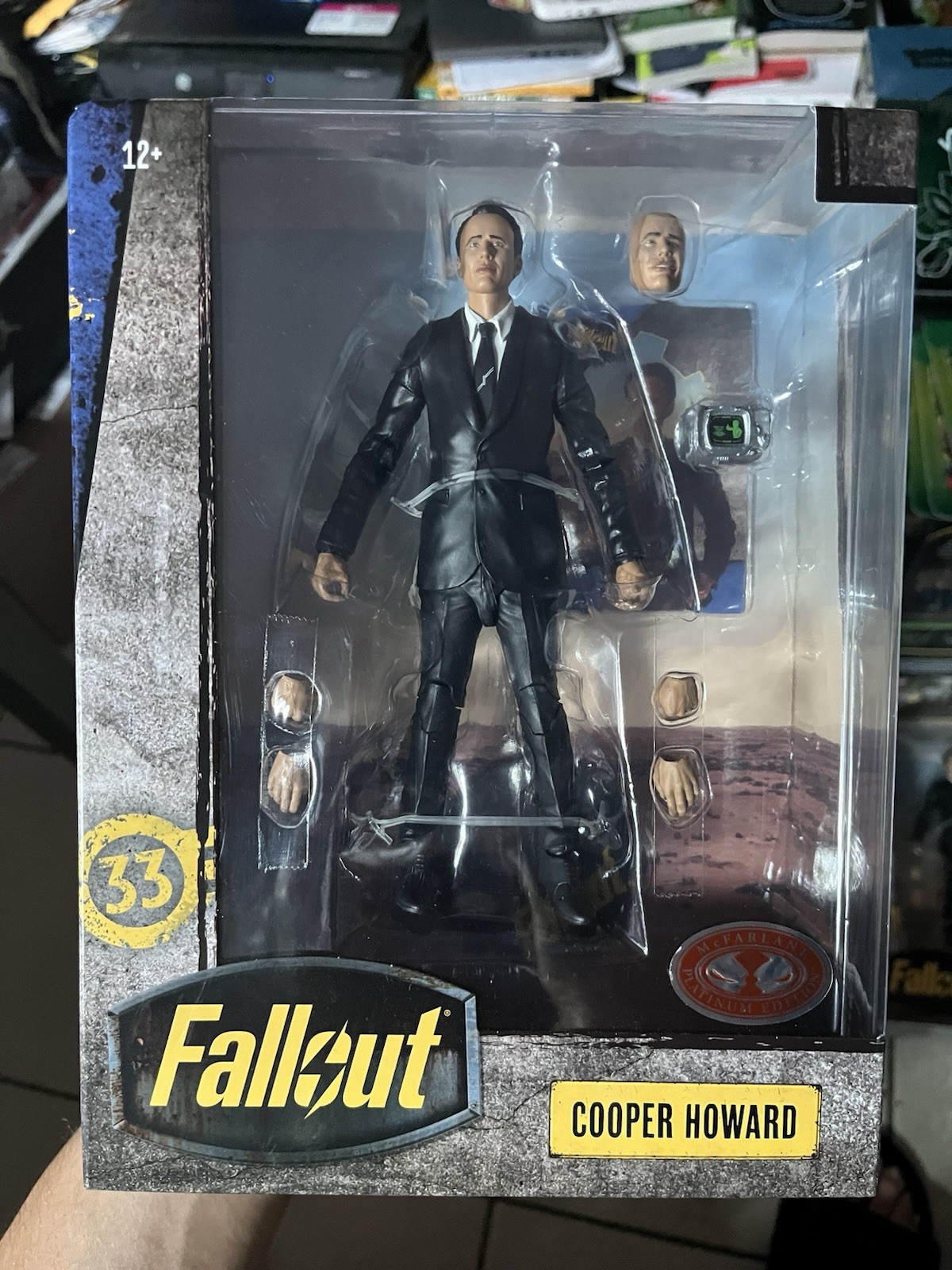 McFarlane Fallout Series Cooper Howard Action Figure Platinum Red Chase Edition