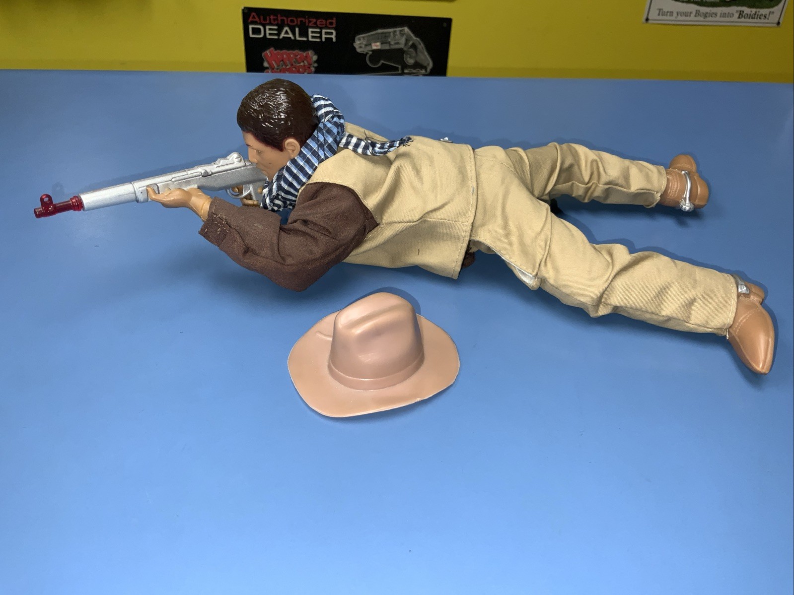Unbranded Generic Cowboy Laying Down Non Poseable Figure
