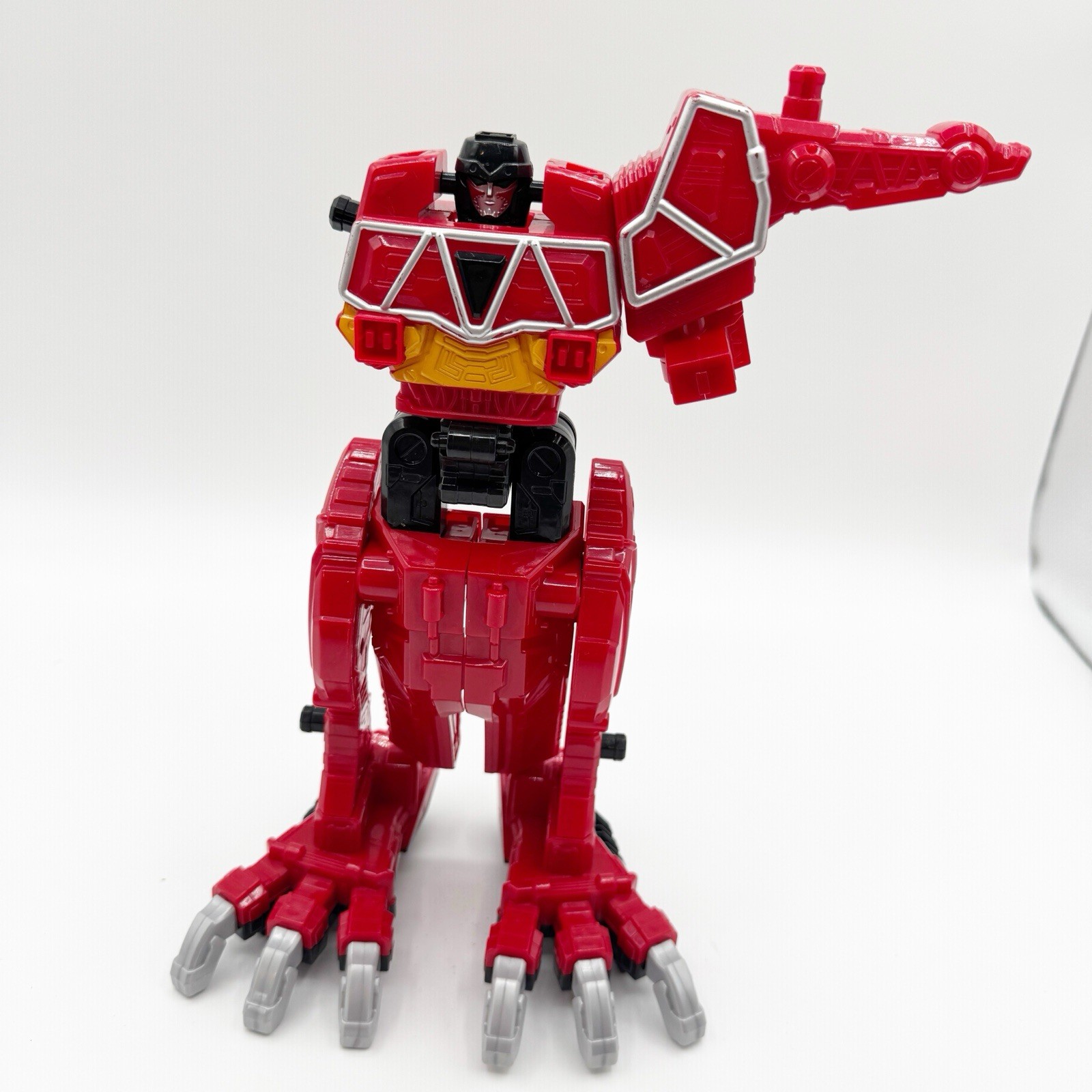 Incomplete Power Rangers Dino Super Charge RED & BLACK Dino Megazord Zord Parts