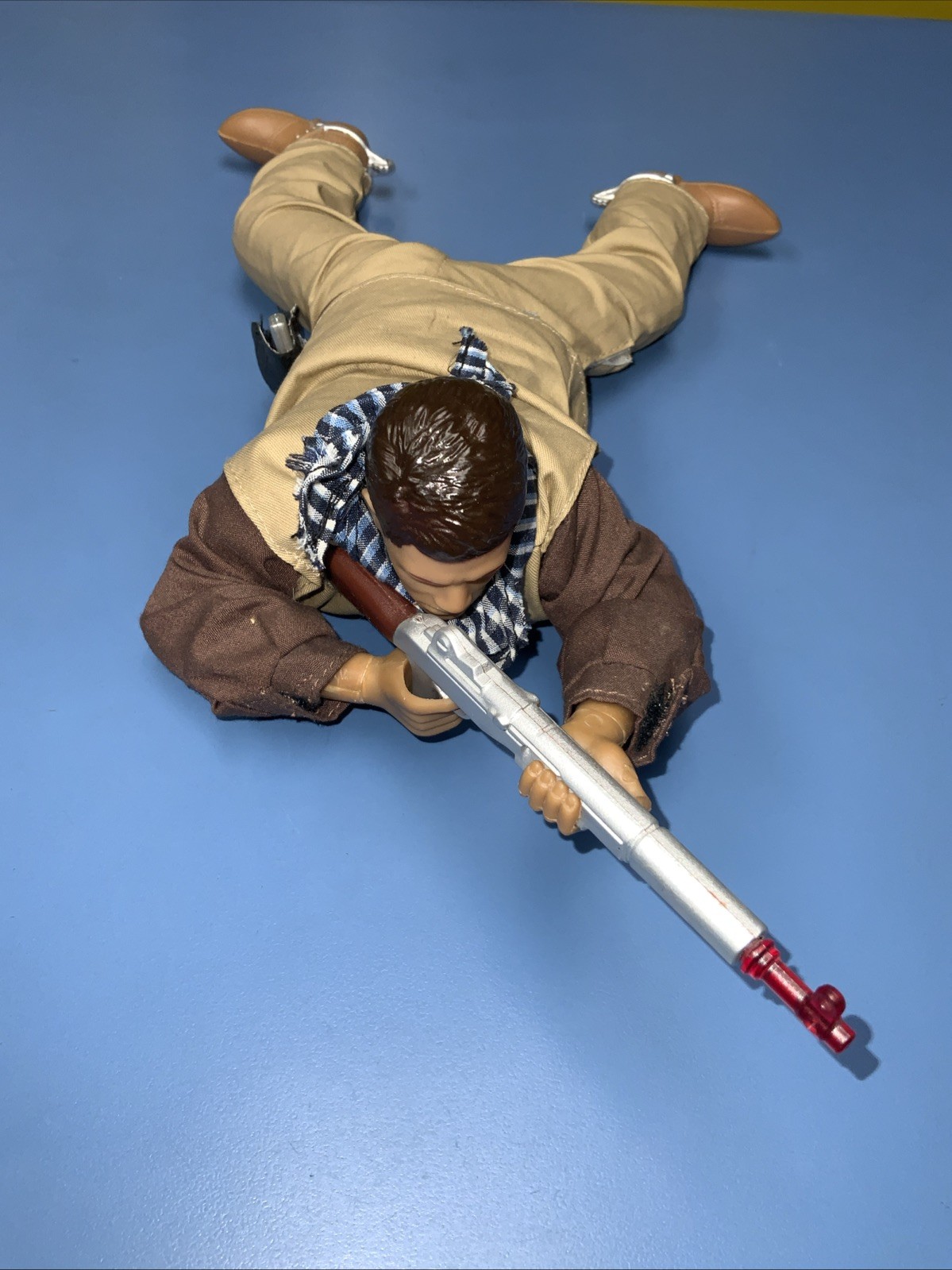 Unbranded Generic Cowboy Laying Down Non Poseable Figure