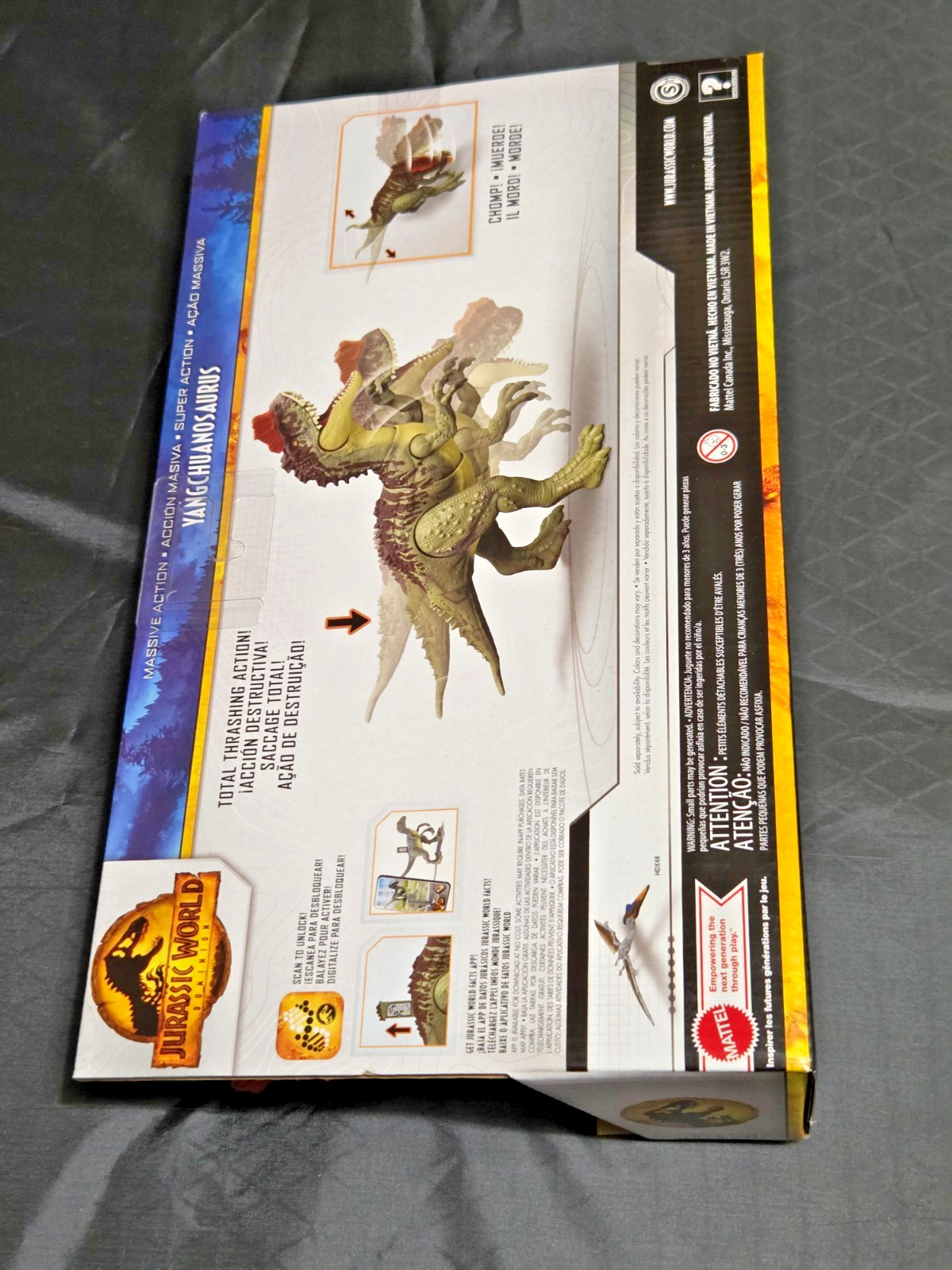 Jurassic World Dominion / Massive Action / Yangchuanosaurus / Mattel / 2021